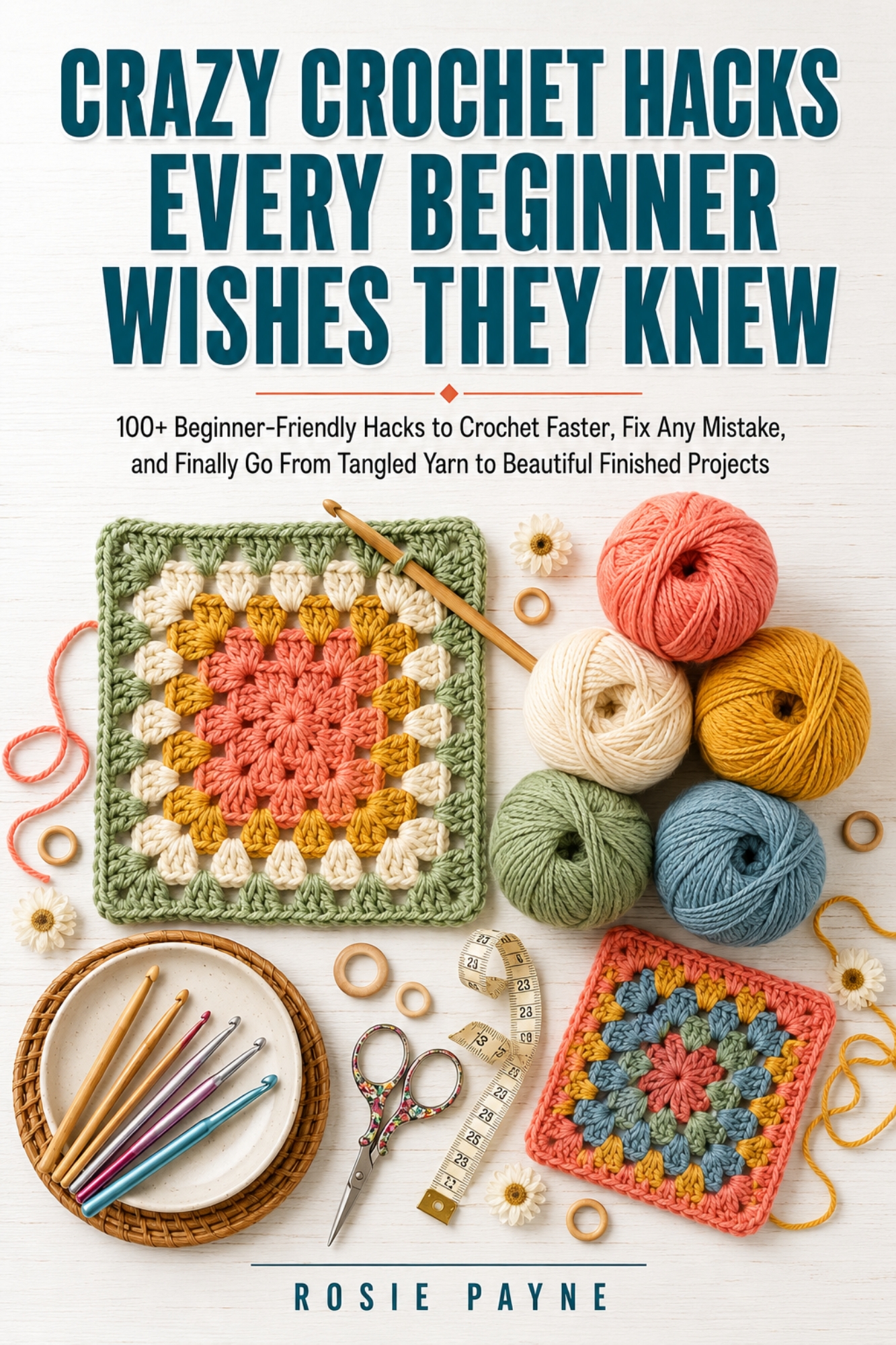 Cover of Crazy Crochet Hacks Every Beginner Wishes They Knew by Rosie Payne