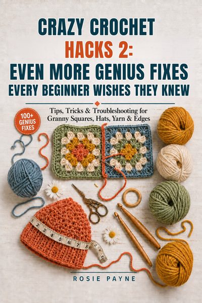 Cover of Crazy Crochet Hacks 2 by Rosie Payne